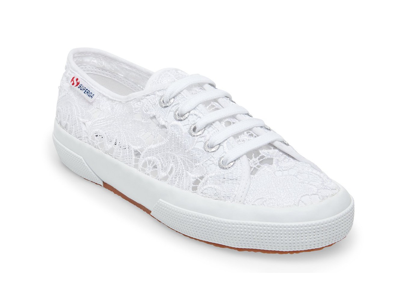 Zapatillas Superga Mujer Blancas - 2750 Macramew - 734659BNY